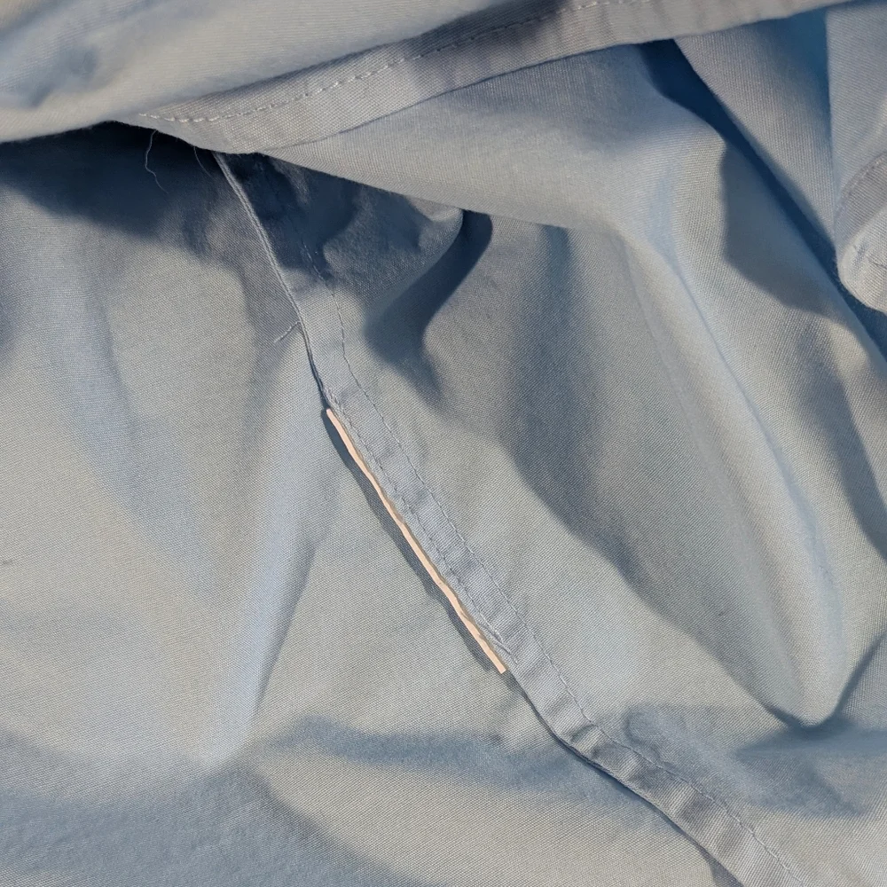 J Crew Stretch Perfect Light Blue Collared Long Sleeve Button Shirt XS (Flawed) - Picture 13 of 13